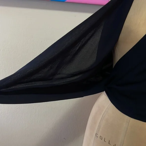 Moschino Silk Wrap Blouse Cruise Me Baby Sleeveless - Picture 9 of 12